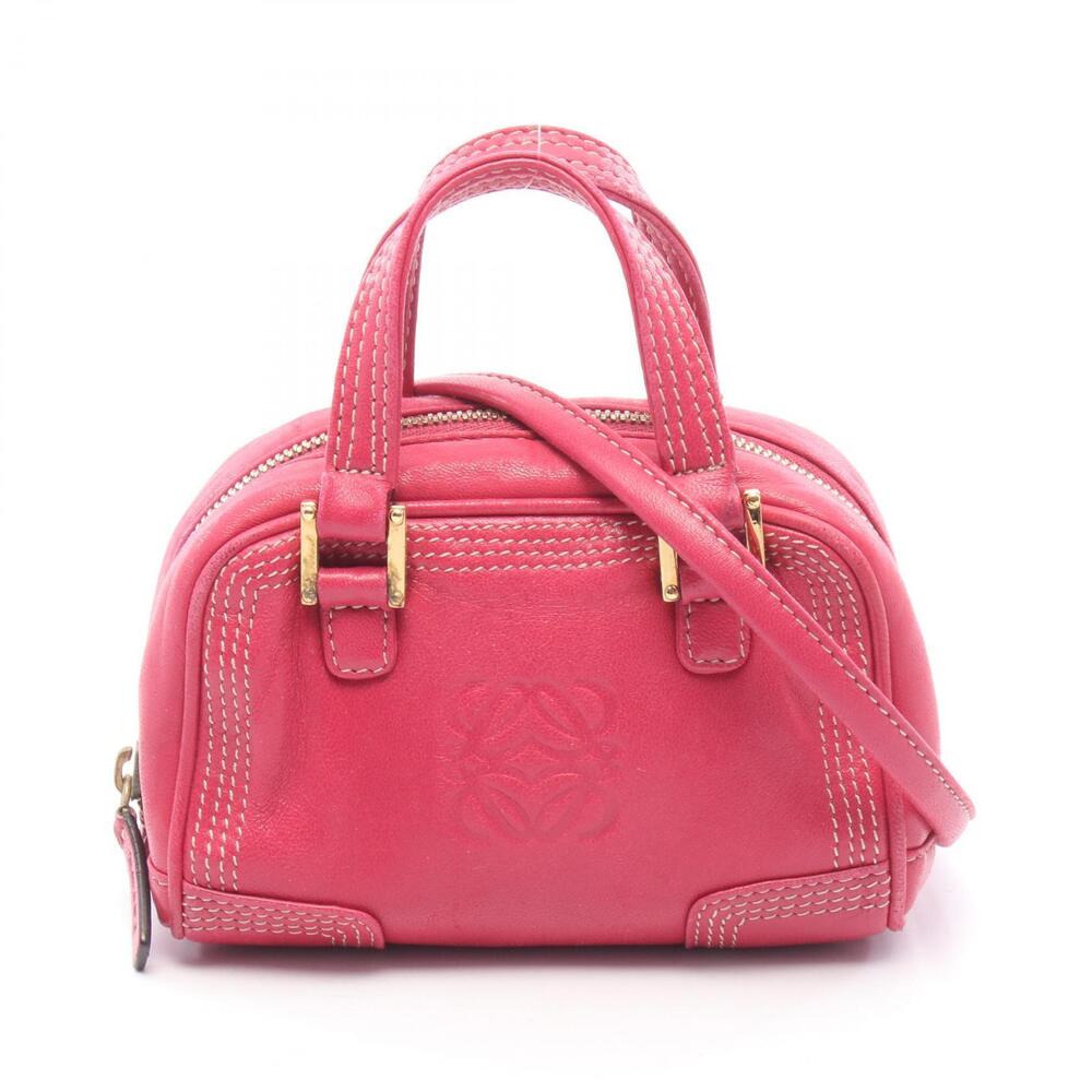 Loewe Amazona Handbag Leather Pink